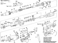 Bosch 0 602 411 168 ---- H.F. Screwdriver Spare Parts